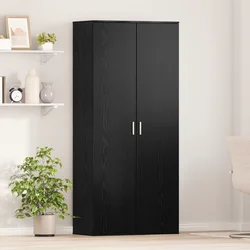 Highboard Crni hrast 80 x 39 x 178 cm Konstruirano drvo