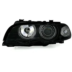 OEM Kristalni farovi Angel Eyes BMW E46 Coupe / Cabrio (99-03), Crni