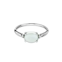 DIAMANT LETERNEL Prstan srebrna