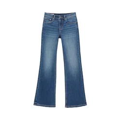 Pull&Bear Kavbojke moder denim