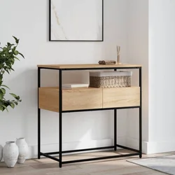 Konzolni stolić Sonoma hrast 75x40x75 cm Konstruirano drvo