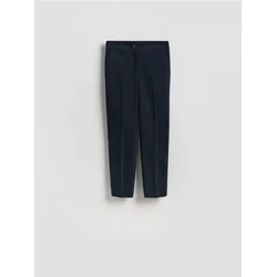 Reserved - Pantalone na crtu s visokim sadržajem pamuka