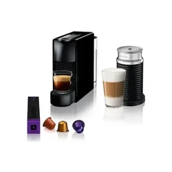 NESPRESSO Essenza Mini Black & Aeroccino Aparat za kafu i aparat za pravljenje pene od mleka (A3NC30EUBK-TX)