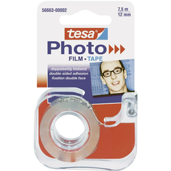 TESA Ljepljiva traka s držačem za fotografije tesa® (D x Š) 7.5 m x 12 mm prozirna 56663-00002-00 sadržaj: 1 kolut