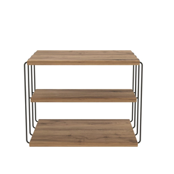 Hanah Home Pomoćni stočić Lifon Atlantic Pine, Braon