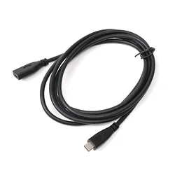 Kabl Type C M to Type C Z, 2m, JWD, Crni