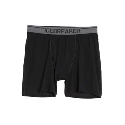 ICEBREAKER Boksarice M Anatomica Boxers wFly črna