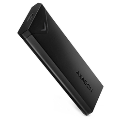 AXAGON škatla za M.2 NVMe SSD / EEM2-UB2 / USB-C / USB 3.2 Gen2 / črna / 20 cm kabel USB-C do USB-C