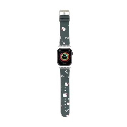 HELLO KITTY Hello Kitty Glave in pentlje - trak za Apple Watch 38/40/41 mm (črn)