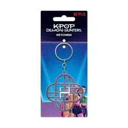 Privezak Pyramid - KPop Demon Hunters - Huntrix Logo Keychain