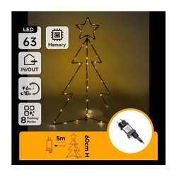 Aigostar - LED spoljna božićna dekoracija LED/3,6W/230V 60 cm IP44 topla bela