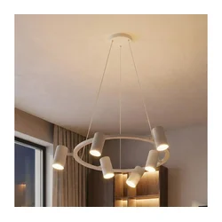 Brilagi - Luster na sajli SELE 6xGU10/30W/230V bela