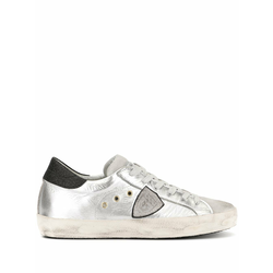 Philippe Model - side logo sneakers - women - Silver