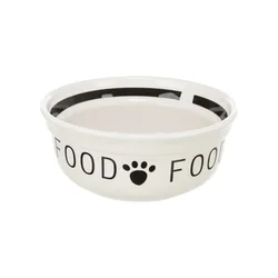 Trixie posoda keramična Food belo-črna