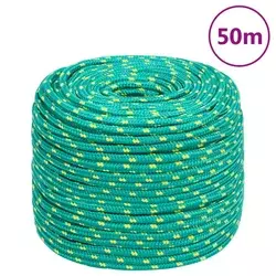 Brodski konop zeleni 8 mm 50 m od polipropilena