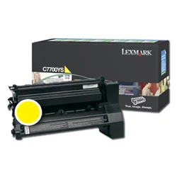 LEXMARK toner C7700YS (yellow)