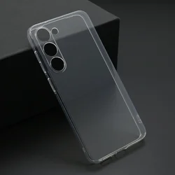 Futrola ULTRA TANKI PROTECT silikon za Samsung Galaxy S23 providna (bela)