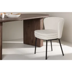 Venture Design Jedilni stol Agnes 57x47x77 cm bel