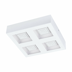 EGLO LED plafonjera i zidna lampa FERREROS 27 W 27 cm bela 96794