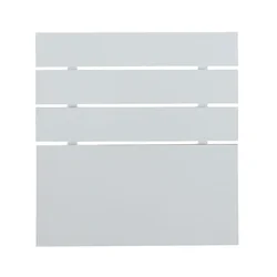 Hanah Home Uzglavlje za krevet Fuga 120, 120x3x100 cm, Belo