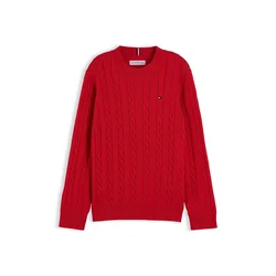 TOMMY HILFIGER Pulover rdeča
