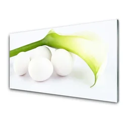 tulup.si Steklena slika Egg na wall 120x60 cm 4 obešalnika