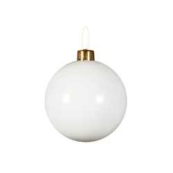 Novogodišnja ukrasna kugla Party Ball na naduvavanje 75 cm, Bela