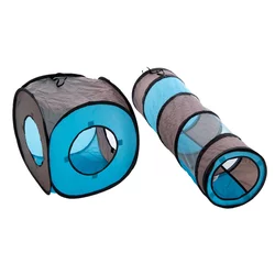 Mačji tunel Connect 2in1 - 1 set (1 tunel + 1 kocka)