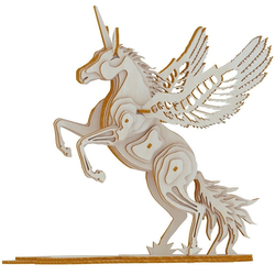 Woodcraft Lesena 3D sestavljanka Samorog