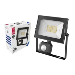 AVIDE Reflektor sa senzorom Slim PIR LED SMD 6K 30W crni