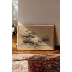 Dekorativna slika u okviru 30 x 40 cm