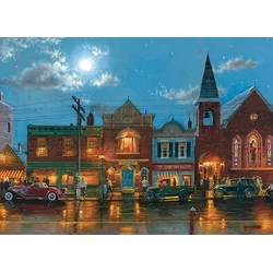 Cobble Hill Puzzle Večerna ulica 1000 kosov