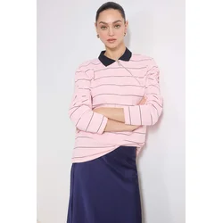 Trendyol Milla Ženska majica TWOSS26TS00033, Roze
