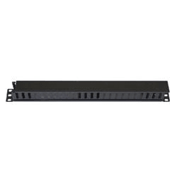 Eurocase kabelska plošča RGA-27 19 1U - 6 plastičnih nosilcev
