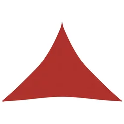 Jedro za zaštitu od sunca 160 g/m2 crveno 5 x 5 x 5 m HDPE