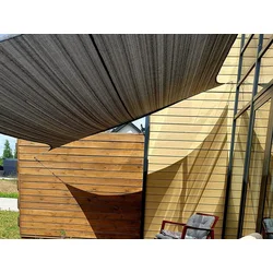shumee HDPE senčno jadro 5x5 sivo