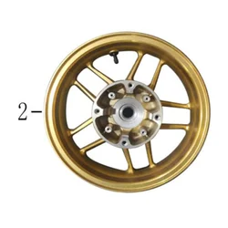 Zadnji točak od aluminijuma 2.5×10 6025-18-00003 za skuter Motovene New Adviser