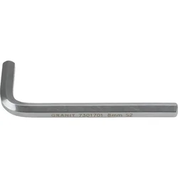 Granit Kratek imbus ključ, jeklo S2, 8 mm, 108 mm