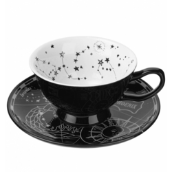 Šalica (komplet) KILLSTAR - Phoenix Tea & Saucer - ČRNA - KSRA001806