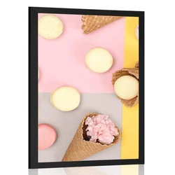 Plakat makroni - 30x45 no frame