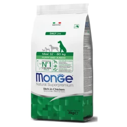 Monge Daily Maxi Puppy and Junior, Piletina - 3 kg