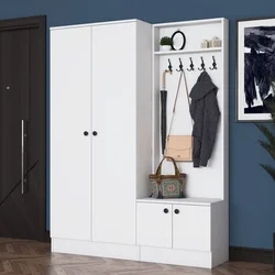 Hanah Home ormar za predsoblje EA151 4496, 139,6 cm, beli