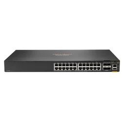 HPE Aruba Networking CX 6200F 24G Class-4 PoE 4SFP+ 370W Switch