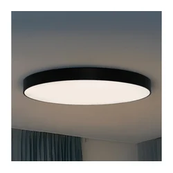 LED stropno svetlo LED/200W/230V 3000/4000/6500K prečnik 100 cm crno