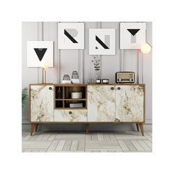 Hanah Home Konzolna komoda Napoli - beli mermer
