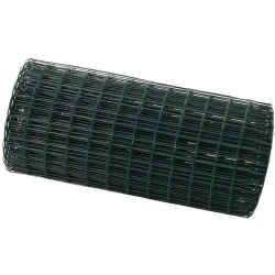 Euro ograda Zelena 0,6 x 10 m Željezo prekriveno PVC-om
