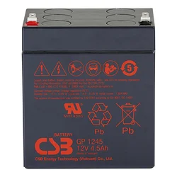 Backup Battery CSB GP1245 12V, 4.5Ah, 60A