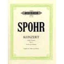 SPOHR : note VIOLIN KONZERT OP.2 D-MOLL