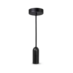 Ledvance - Luster na sajli PENDULUM ROUND 1xE27/15W/230V crna
