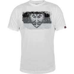 011Shop Muška majica kratkih rukava Zastava Grb Nemanjića, Bela